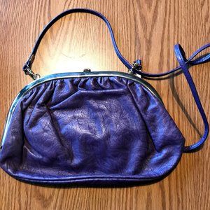 [vintage] purple clasp purse